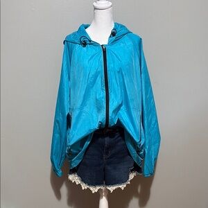 Women's Blue Hooded Jacket